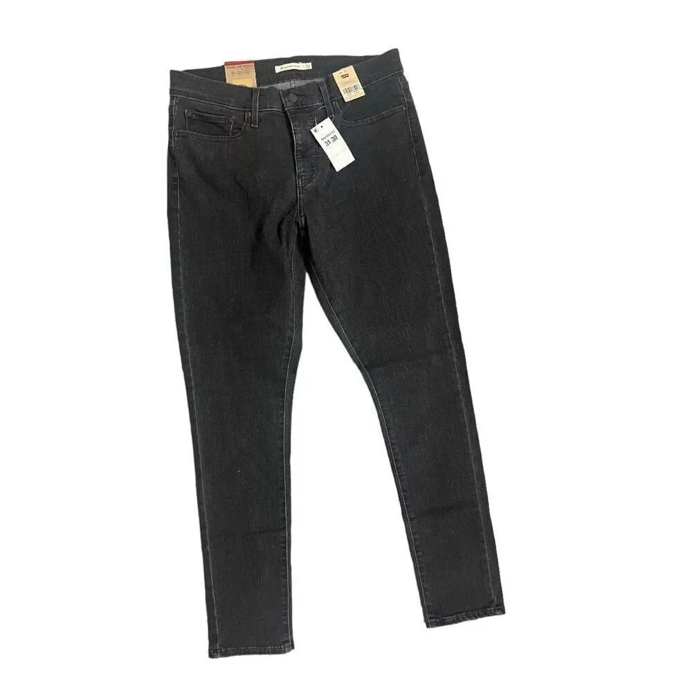 NWT Womens Levi’s Levis Original Black Rinse  311 Shaping Skinny Jeans - 31 12S - Picture 4 of 6